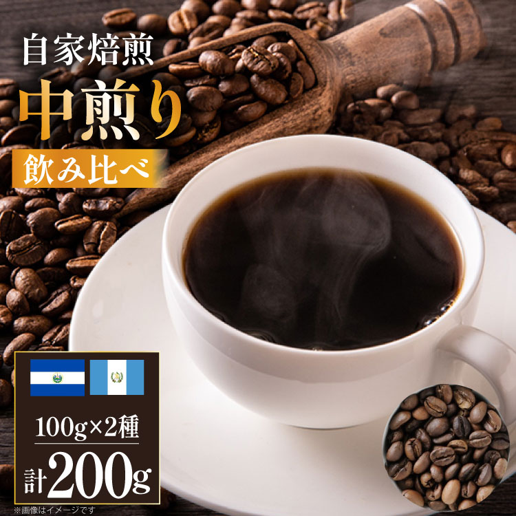 【ふるさと納税】 コーヒー豆 自家焙煎 中煎り 100g 2種 計200g (生豆時) 飲み比べ セット シングルオリジン [フライヤーズ・カンパニー 北海道 砂川市 12260780] スペシャルティコーヒー 珈琲豆 焙煎 コーヒー 珈琲 こーひー 飲み比べセット