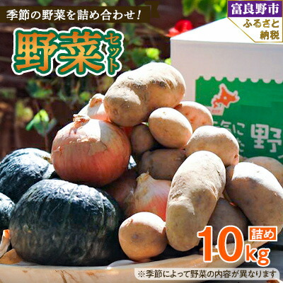 【ふるさと納税】2025年先行予約　北海道富良野　野菜セット 10kg詰め【1466265】