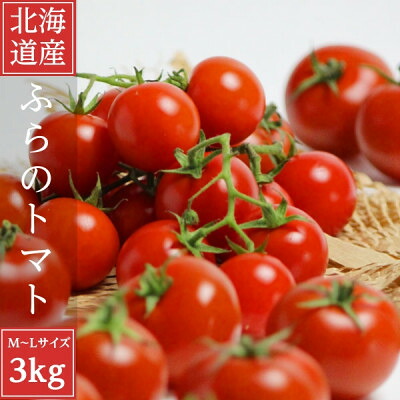 【ふるさと納税】2026年先行予約 完熟　富良野トマト　(ミニトマト)　3kg【配送不可地域：離島】【1522223】｜北海道富良野市