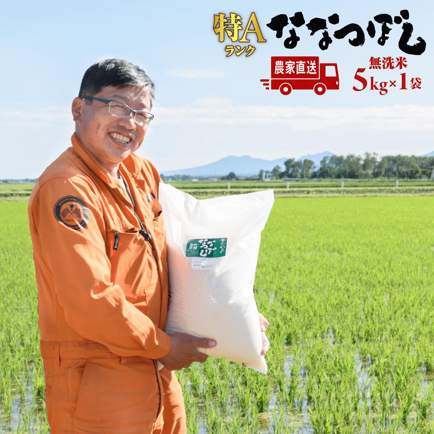 【ふるさと納税】令和6年度産【無洗米】北海道恵庭産　たつや自慢の米　ななつぼし5kg【35000202】｜北海道恵庭市