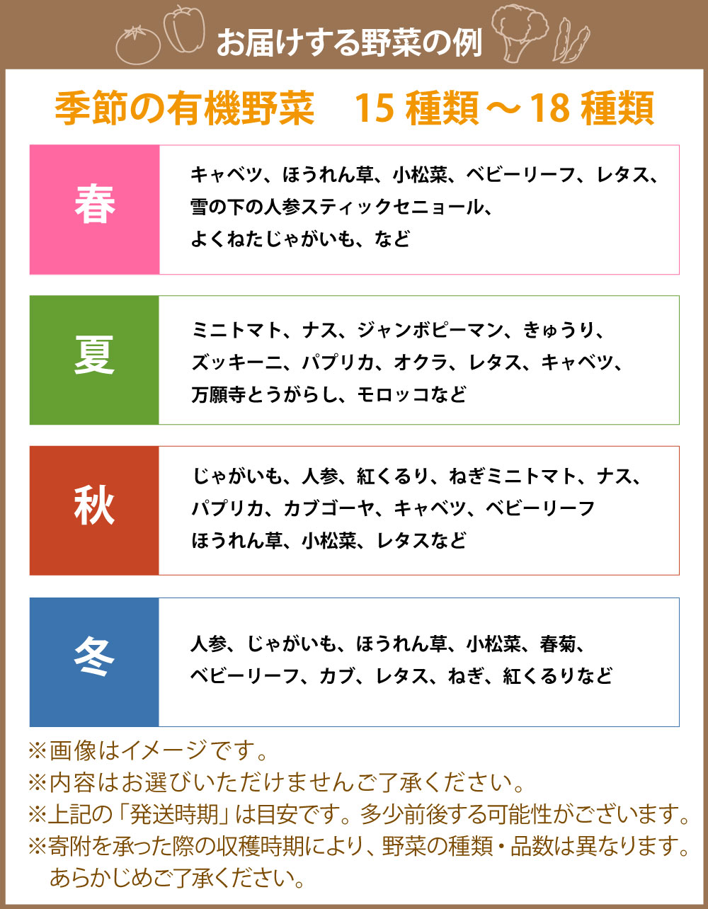 贅沢 有機JAS認定 季節の野菜詰め合わせ~満喫セット~季節の有機野菜 15〜18種類 おまかせ 詰め合わせ 農薬化学肥料不使用 朝どれ 新鮮野菜  安心 安全 国産 北海道 北広島市産 春 冷蔵 送料無料 fucoa.cl