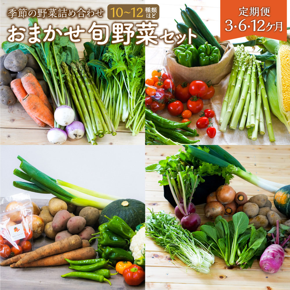 【ふるさと納税】【選べる定期便（3ヶ月 / 6ヶ月 / 12ヶ月）】 おまかせ 旬 野菜 セット 詰め合わせ 1回あたり10～12種類程度 やさい 新鮮野菜 安心 安全 国産 旬 定期便 3回 6回 12回 北海道 北広島市産 冷蔵 送料無料