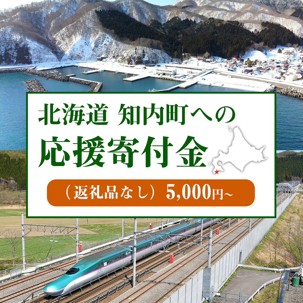 【ふるさと納税】北海道 知内町 選べる ☆応援寄付金☆【返礼品なし】知内町 ふるさと納税 北海道ふるさと納税 寄付のみ 返礼品なし 【AQ01】|北海道知内町