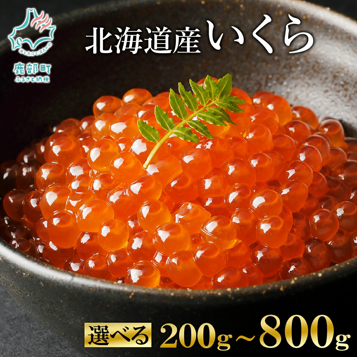 【ふるさと納税】【選べる内容量】いくら 北海道産 鮭 いくら 醤油漬け 200g～800g 丸鮮道場水産 小分け 魚卵 海産物 食べきり いくら丼 手巻き寿司 ごはんのお供 送料無料