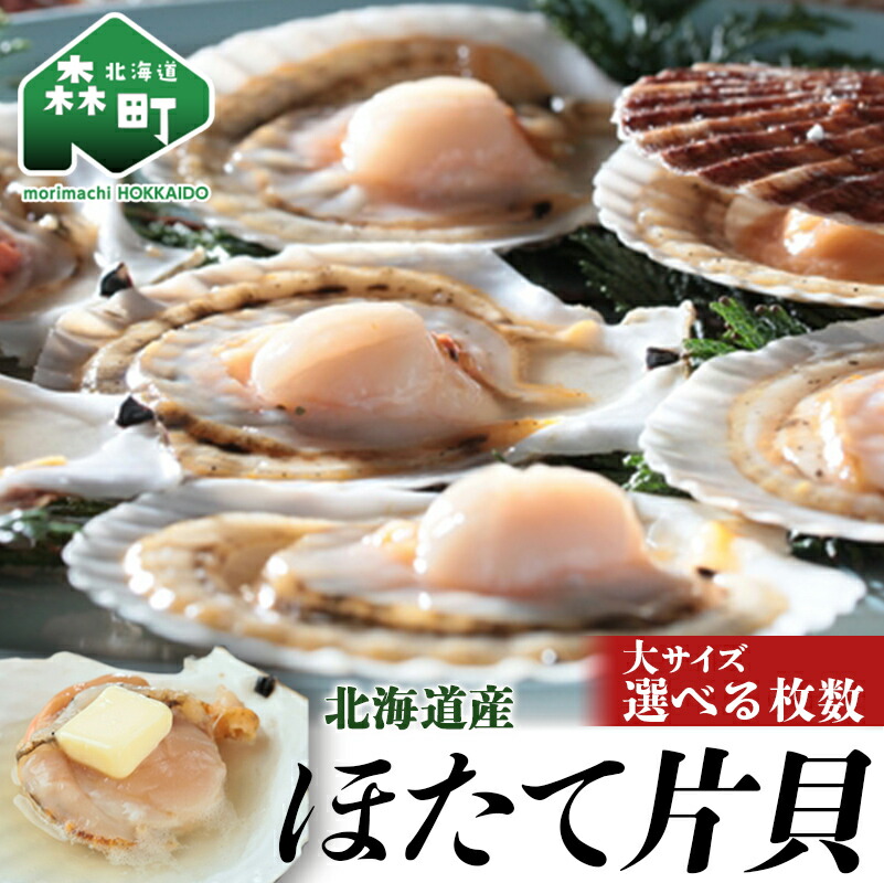 【ふるさと納税】＼選べる枚数／ 【緊急支援品】北海道産 ほたて片貝 20枚入 or 40枚入＜ワイエスフーズ＞ 森町 ほたて 帆立 ホタテ 海産物 魚貝類 ふるさと納税 北海道 mr1-0595var