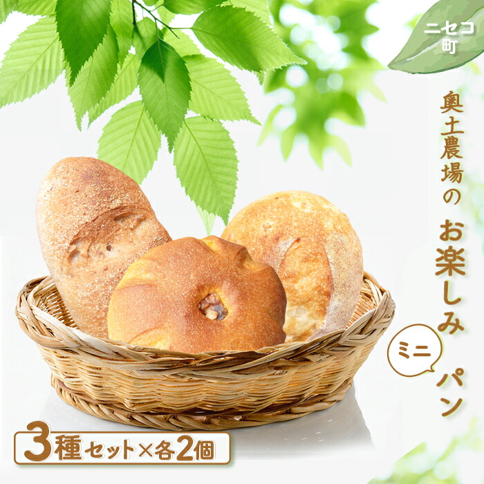 【ふるさと納税】お楽しみミニパン 3種 各2セット 詰め合わせ セット オンライン 申請 ふるさと納税 北海道 ニセコ くるみパン 玄米パン かぼちゃパン パン ぱん ミニサイズ 美味しいパン 食べ比べ 朝食 朝ごはん 冷凍パン ニセコ町 【42004】