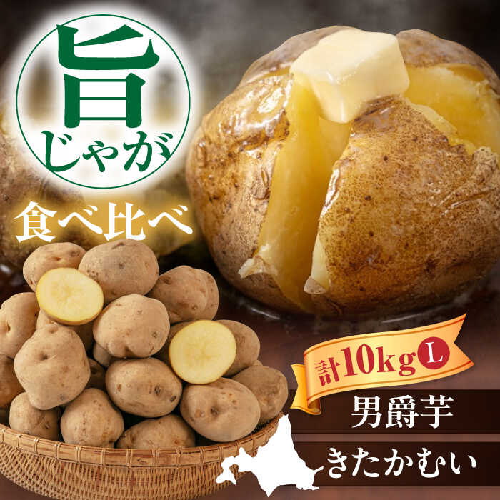 【ふるさと納税】【2027年1月上旬以降順次発送】北海道 じゃがいも 食べ比べセット 10kg ( 男爵芋 きたかむい 各 5kg ) 《喜茂別町》【Aコープようてい】 ジャガイモ 男爵芋 きたかむい 季節の野菜 北海道 [AJAK033] 12000 12000円