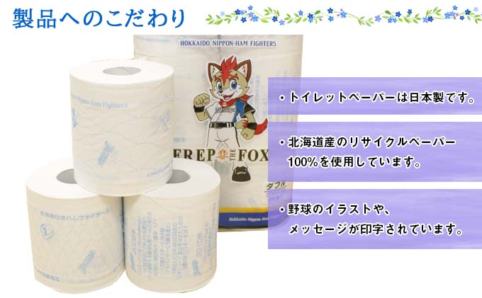 ふるさと納税 定期便 毎月1回 計2回 日本ハムファイターズ トイレットペーパー 24個 日本ハムファイターズ ティッシュ 15箱 セット まとめ買い 大容量 雑貨 日用品 生活用品 備蓄 箱 紙 ボックス 北海道 日本ハム ファイターズ グッズ 日ハム 定期便 日用品 Salon Raquet De