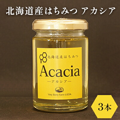 【ふるさと納税】北海道産 はちみつ アカシア 160g ×3本セット 蜂蜜 果汁飲料 純度が高い やさしい香り すっきり 上品な甘み クセがない パン ヨーグルト 砂糖の代わり [株式会社 自然農園]
