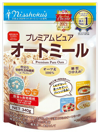 【ふるさと納税】プレミアムピュア　オートミール「インスタントタイプ」340g×12袋