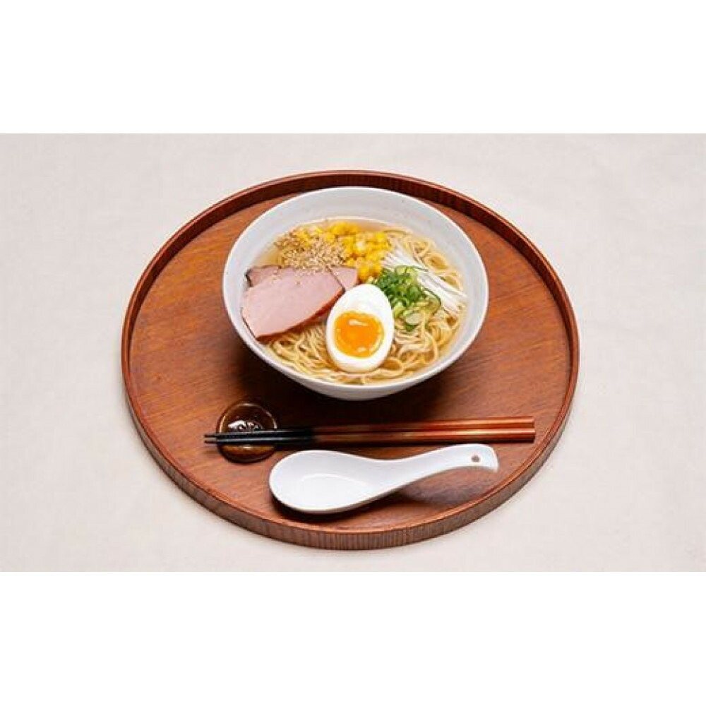 【ふるさと納税】【毎月定期便】北海道層雲峡ラーメン(うす塩味) 20食入 全12回
