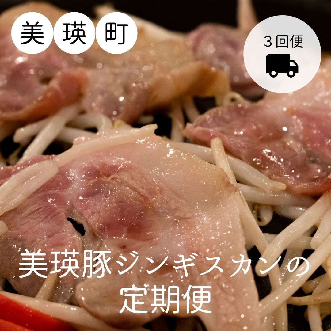 【ふるさと納税】美瑛豚 ジンギスカン 定期便 3回 3ヶ月 豚肉 肉 北海道 北海道美瑛 美瑛町 北海道美瑛町 国産 美瑛豚 北海道産 美瑛産 ジンギスカン 豚ジン KOERU[048-14]