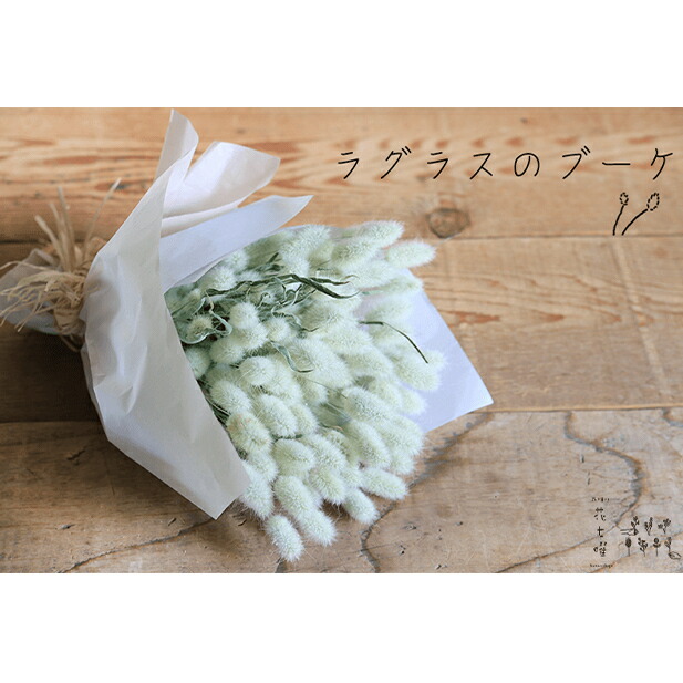 日用品雑貨 文房具 手芸 その他 新春福袋21 ドライフラワー 花 インテリア 雑貨 日用品 ブーケ ドライフラワー ラグラスのブーケ 花七曜 ふるさと納税 富良野