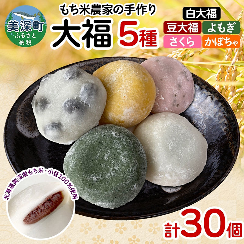 楽天市場】【ふるさと納税】もち米農家の大福 5種 計15個 セット もち