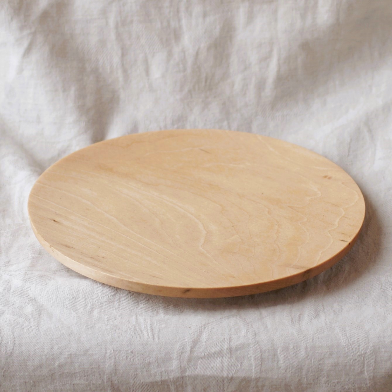 【ふるさと納税】丸皿 シナa（16cm） 10,650円