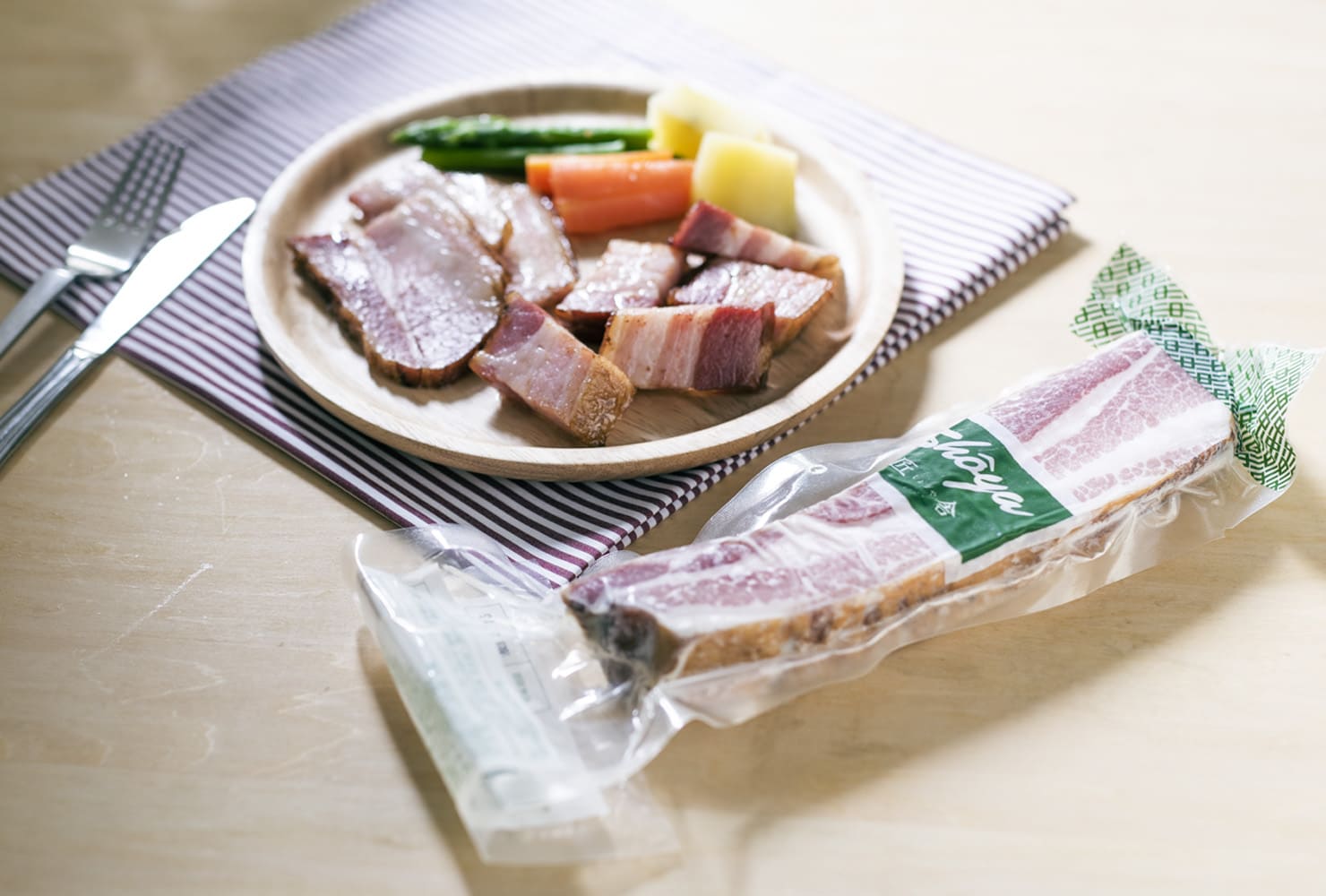 【ふるさと納税】生ハムみたいな自家製ベーコンセット　200g×3袋　北海道産　ベーコン　送料無料