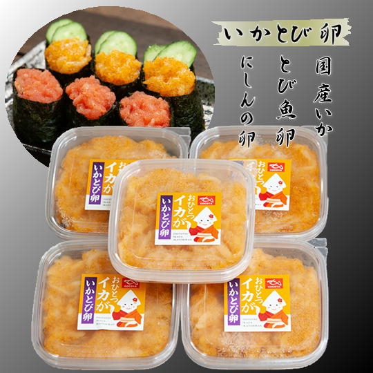 【ふるさと納税】7-008-001　イカトビ卵　魚貝類・加工食品・魚貝類・イカ・加工食品　お届け：入金確認後、2週間～1ヶ月前後