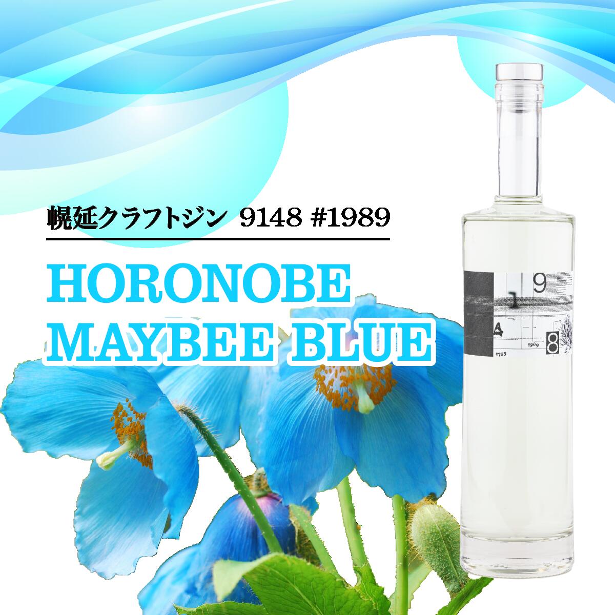 【ふるさと納税】幌延クラフトジン 9148 #1989HORONOBE MAYBEE BLUE |酒 お酒 スピリッツ 蒸留酒 国産 北海道産 アルコール JIN ソーダ割り GIN カクテル ロック ジントニック ボタニカル|北海道幌延町