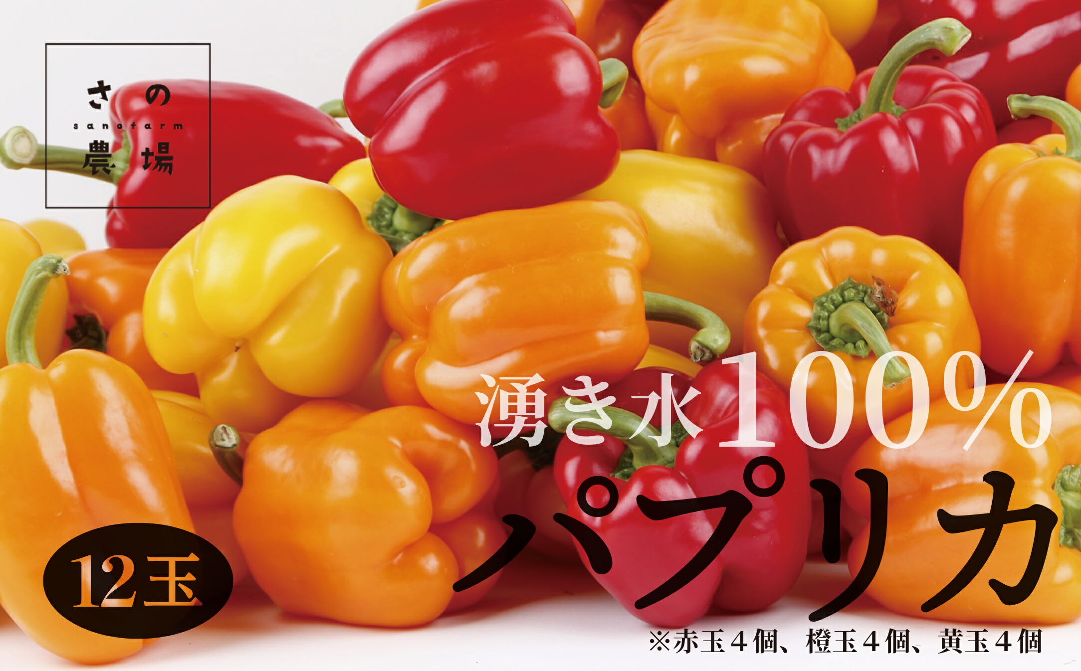 【ふるさと納税】【令和7年早期受付】 湧水栽培 ナツやさいのパプリカ 12玉～15玉セット ピンクの八百屋～ナツやさい～ | パプリカ 赤 黄 オレンジ 肉厚 サラダ 炒め物 スープ 肉詰め 旬 産地直送 北海道 津別町 送料無料