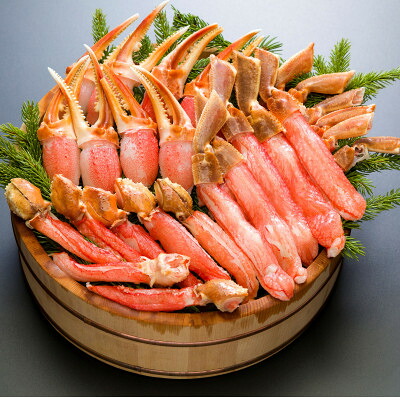 【ふるさと納税】本ずわい蟹 贅沢三昧セット(ポーション・爪・爪下)1.5kg　カット済み　鍋・かにしゃぶにピッタリ!【配送不可地域：離島】【1750916】｜北海道小清水町
