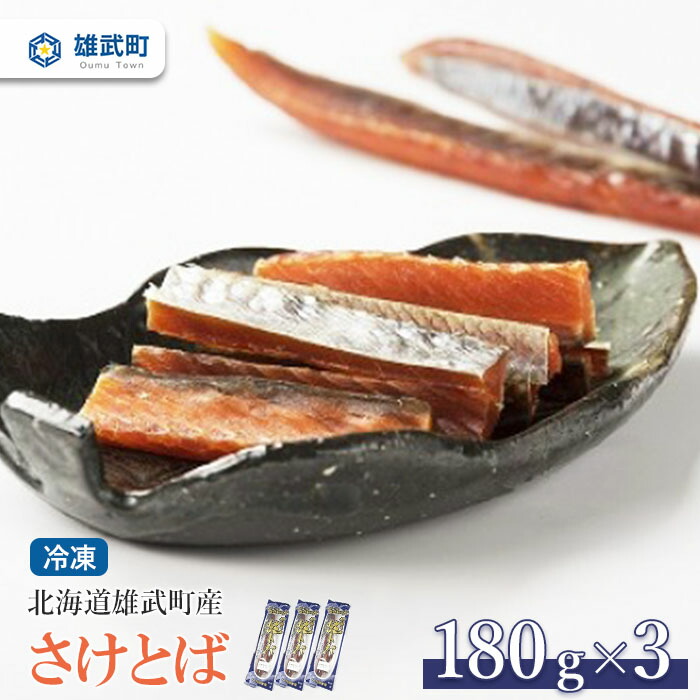 【ふるさと納税】北海道雄武町産　さけとば(冷凍)１８０ｇ×３ 鮭トバ 鮭 サケ さけ サケトバ さけとば トバ 北海道産 ふるさと納税 雄武町 雄武【12332】