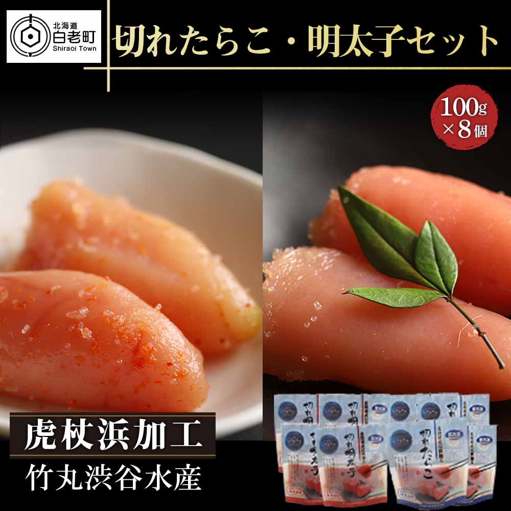 ふるさと納税 虎杖浜細工破片たらこ 100g 4個 明太乳児 100g 4個 一組めんたいこ 明太子 たらこ タラコ 魚卵 海産品 北海道ふるさと納税 白老 ふるさと納税 北海道 Ak003 Arsn Sn
