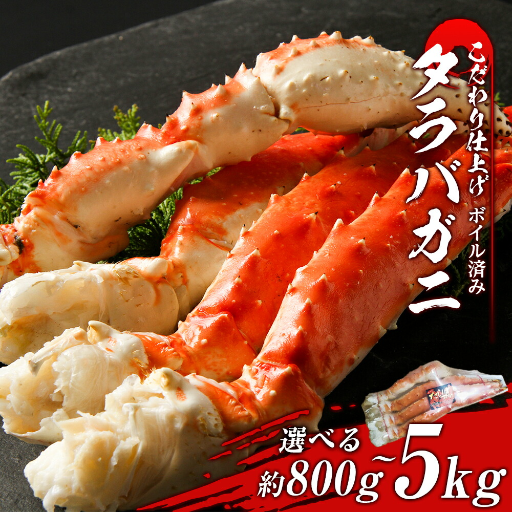 <br>【ふるさと納税】タラバ 脚 ボイル済み 冷凍 シュリンク済み 選べる約800g～5kg 1肩～5肩セット<br>たらばがに タラバガニ たらば蟹 たらばガニ タラバかに たらばカニ 蟹 カニボイルタラバ タラバ足 タラバ脚 北海道ふるさと納税 白老 ふるさと納税 北海道 おせち 年末