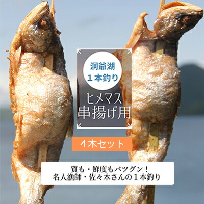 ふるさと納税 北海道洞爺湖産 串揚げ目的ひめます 4篇帙 魚貝部類 鱒 ます Barlo Com Br