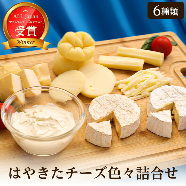【ふるさと納税】高評価! ナチュラルチーズコンテスト受賞! 夢民舎ブランド はやきたチーズ色々詰合せセット_ カマンベールチーズ クリームチーズ モッツァレラチーズ カチョカバロ さけるチーズ 人気 北海道 おつまみ【配送不可地域：離島】【1001151】