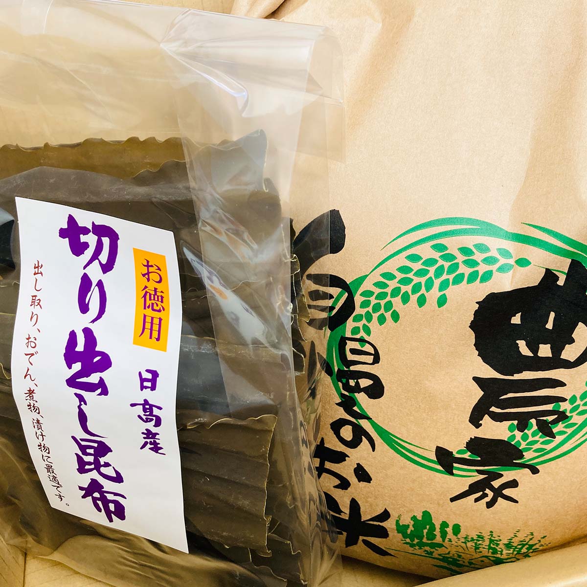 10月から発送 日高昆布 新米 北海道米 100g おぼろづき 10月から発送 日高昆布 新米 北海道米 100g おぼろづき