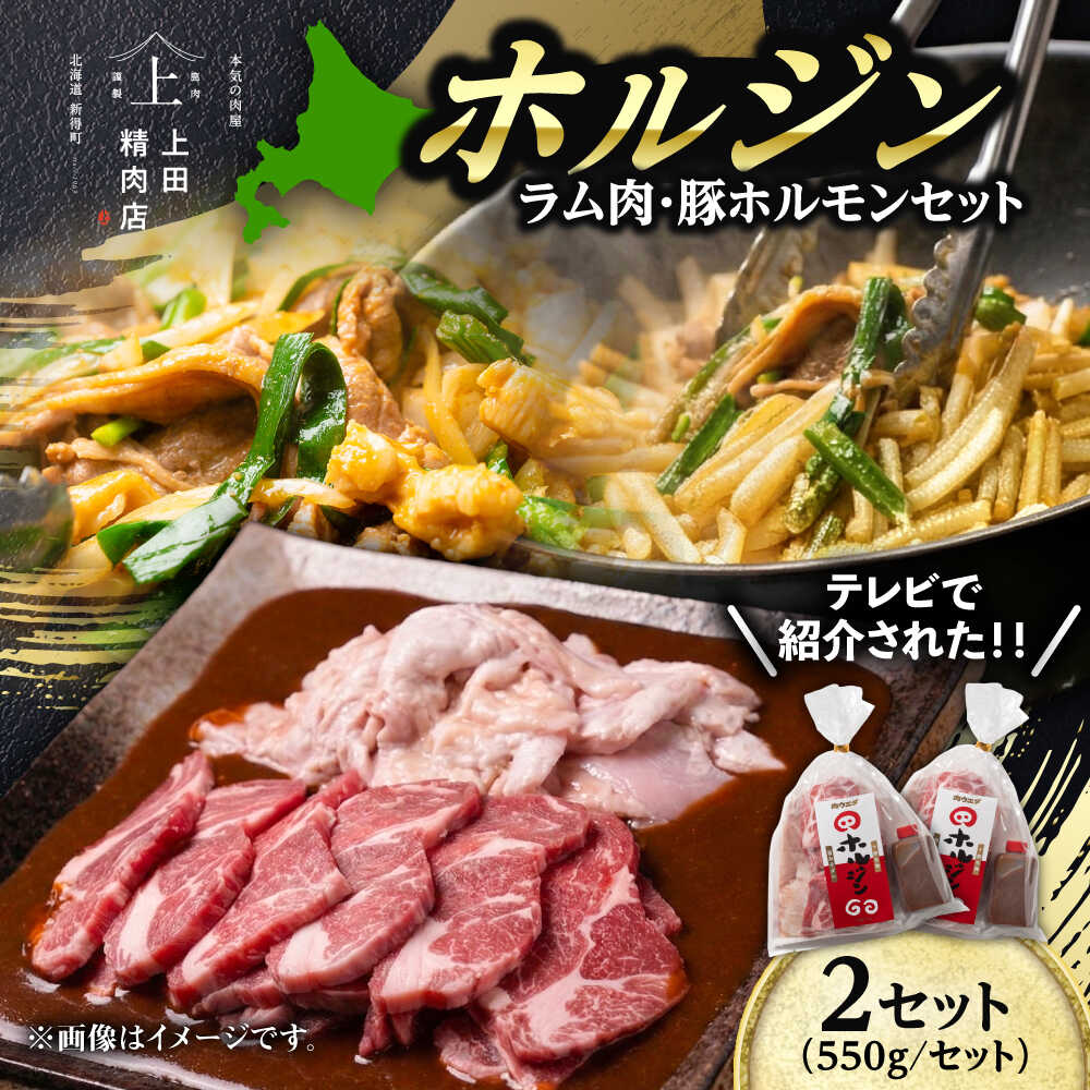 【ふるさと納税】十勝名物 ホルジン 2セット（550g/セット） | 株式会社上田精肉店[BNAM008]