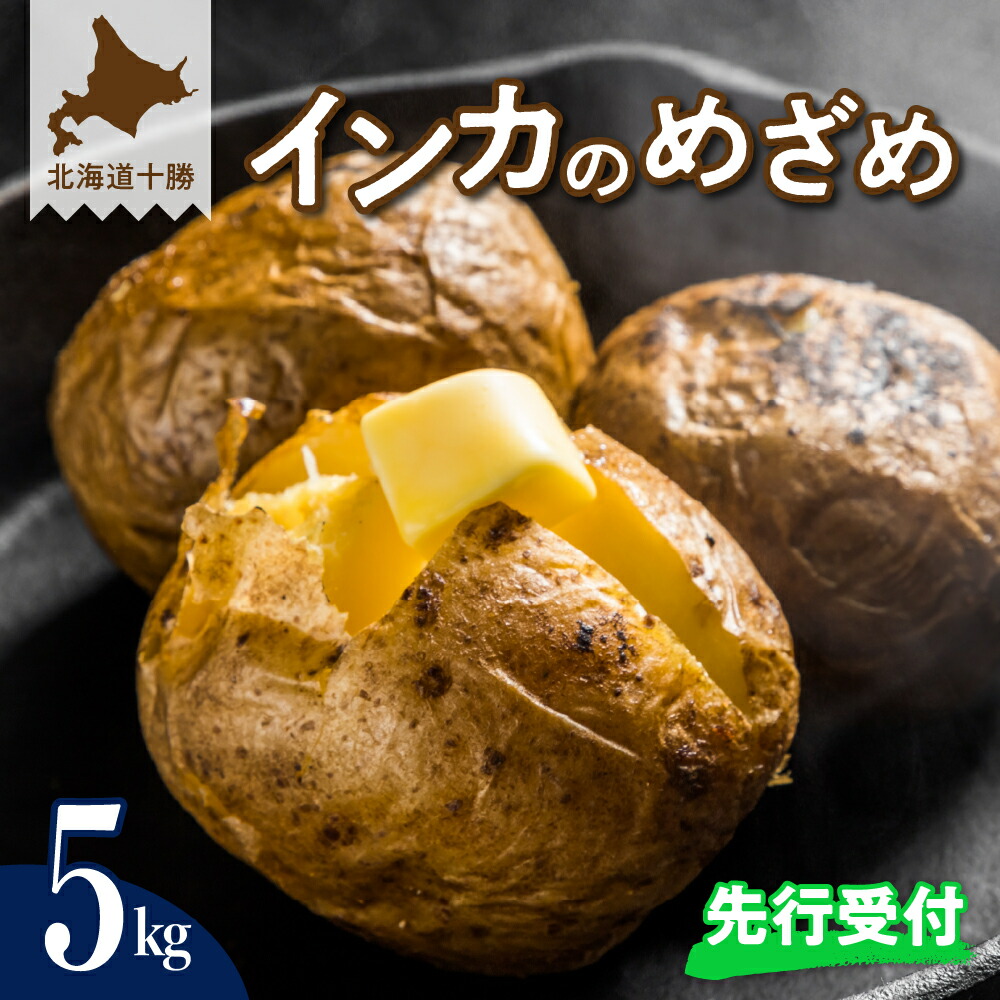 【ふるさと納税】【 先行予約 】じゃがいも 貴重品種 インカのめざめ 5kg<br><br>【2025年9月下旬より配送予定】先行受付 芋 ジャガイモ インカ 産地直送 数量限定 ポテト 甘い ねっとり 濃厚 幻 芋 お芋 イモ いも 新鮮 北海道 十勝 芽室町