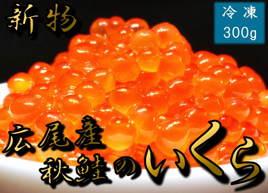 【ふるさと納税】海産問屋カネニ　広尾町産秋鮭の醤油いくら（300ｇ）(D0002)｜北海道広尾町 16,800円