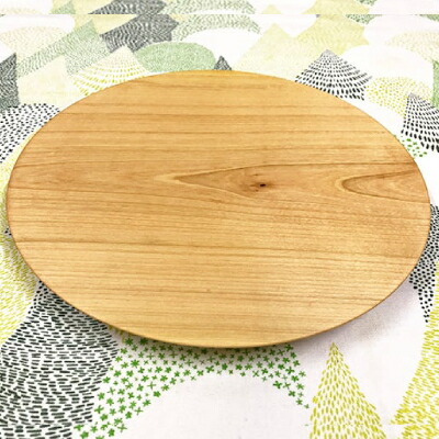 【ふるさと納税】十勝の樹々のうつわ 天然木製 パントレイ 24cm 工芸品 まな板 調理器具