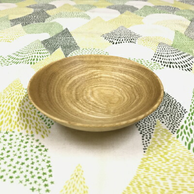 【ふるさと納税】十勝の木のうつわ［天然木製］ ナッツボウル 13cm【 工芸品 食器 小皿 器 北海道 十勝 幕別 】