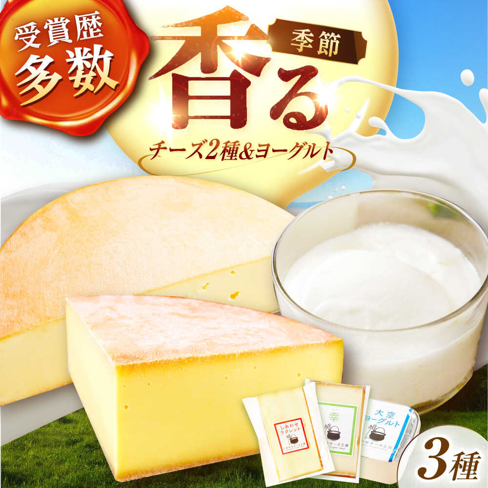 【ふるさと納税】北海道 チーズ＆ヨーグルトセット（チーズ2種・ヨーグルト2個）《足寄町》【しあわせチーズ工房】チーズ ハードチーズ ヨーグルト 乳製品 生乳 おつまみ おすすめ ギフト 足寄町産 北海道産 道産 あしょろ[BEAK003]
