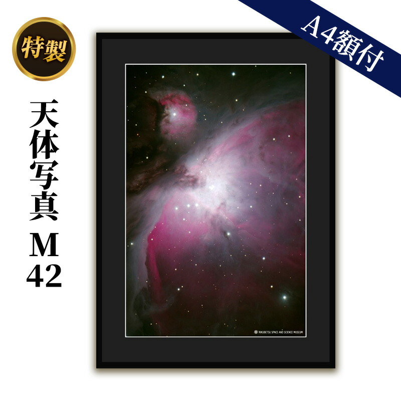 【ふるさと納税】特製 天体写真(A4額付)M42 大散光星雲