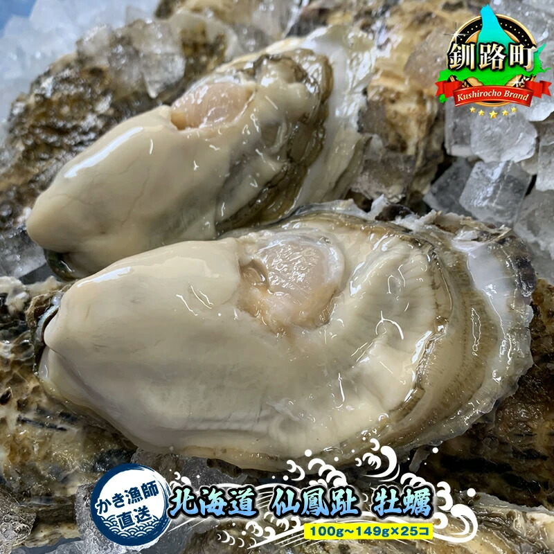 【ふるさと納税】＼先行予約／【容量＆個数が選べる！】北海道 仙鳳趾名産 牡蠣 ＋かきナイフ付き かき漁師直送 K1＜出荷時期：2025年9月1日ごろ～順次出荷予定＞＜センポウシ : 釧路町の東 厚岸湾の西 カキの名産地＞ 北海道 釧路町 釧路超 特産品 br02