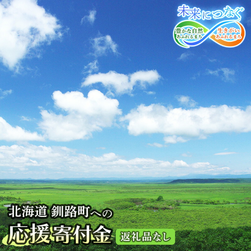 【ふるさと納税】北海道 釧路町 ふるさと 応援寄附金 1,000,000円 | 返礼品なし / 返礼品ナシ | <ご寄附のみとなります > | kushiro town 釧路町 釧路超 特産品|北海道釧路町