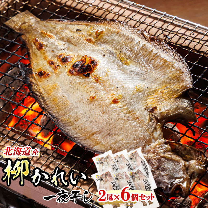 【ふるさと納税】北海道産 柳かれい 一夜干し 2枚×6パック 柳かれいを一夜干しに 【選べる発送時期】｜ 個包装 ひもの 魚介類 魚 魚介 干物 切り身 冷凍 パック すぐ 届く 発送 すぐ届く 選べる発送 釧路町 釧路超 特産品 br02