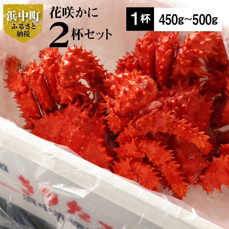 7000円 高評価のクリスマスプレゼント 花咲かに2杯セット 1杯450ｇ〜500ｇ