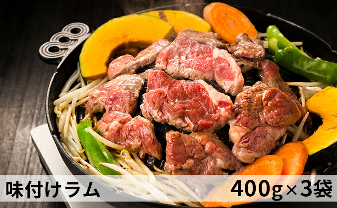 ふるさと納税 味付けラム 430g 3袋 羊肉 ラム肉 味付けラム Salon Raquet De