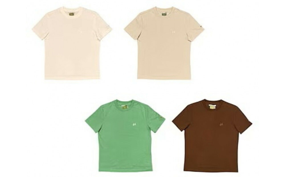 【ふるさと納税】【サイズ選択可】サスティナブルTシャツ（スリーブロゴ）ライトグリーン | 衣料 ファッション 人気 おすすめ 送料無料｜北海道標茶町