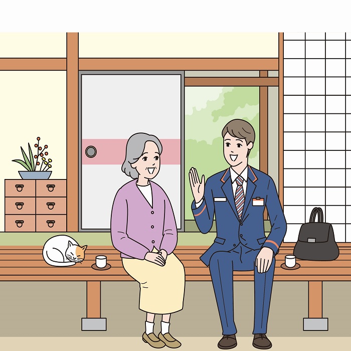 【ふるさと納税】 288.みまもり訪問サービス（6か月） 50000円
