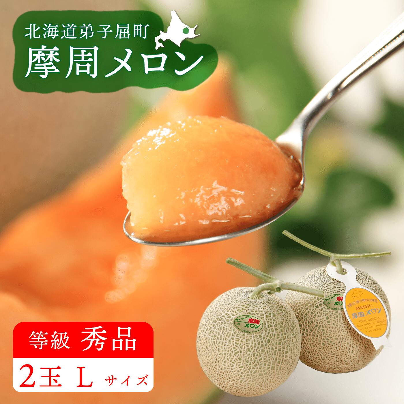 【ふるさと納税】☆先行予約☆3074.摩周メロン秀品２玉入り(1玉1.3kg以上)  8月上旬より順次発送　果物  12,000円