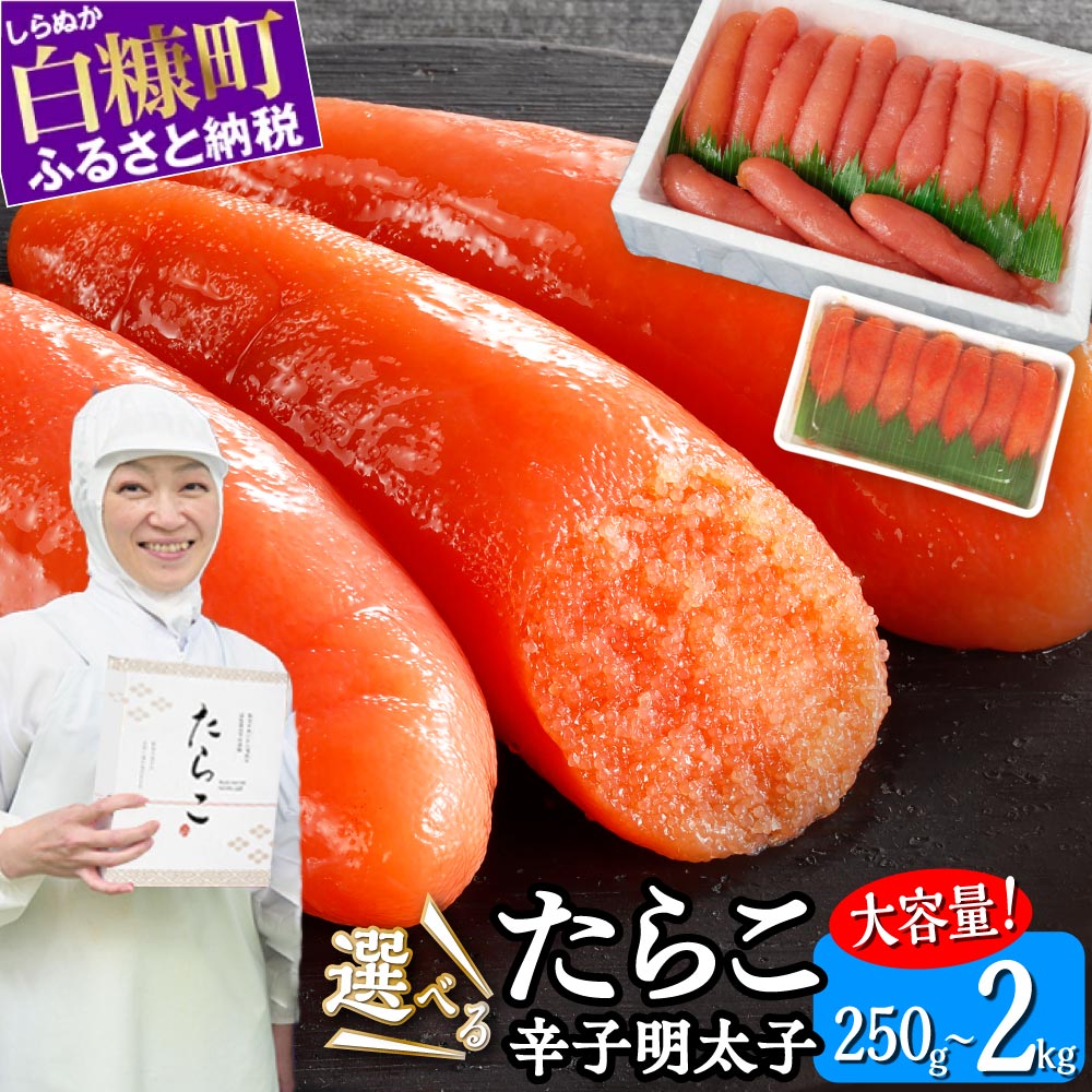 【楽天市場】【ふるさと納税】 高評価 4.77 塩たらこ 一本物 250g〜2kg <明太子セットも選べる> ふるさと納税 たらこ タラコ 明太子 辛子明太子 めんたいこ 真子 食べ比べ ふるさと 海鮮 グルメ 食べ物 ご飯のお供 おつまみ おかず ふるさと納税 北海道 白糠町:北海道白糠町