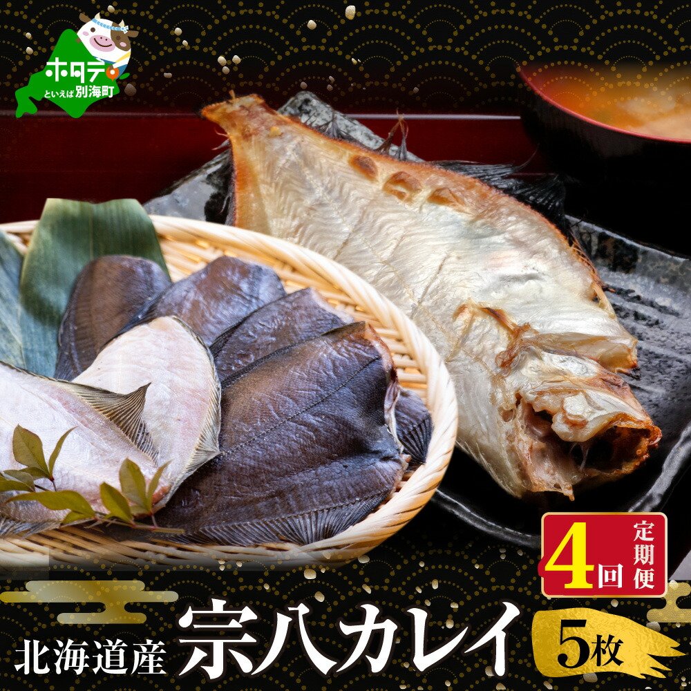 絶品】 カレイ 干物 北海道産 4ヵ月 一夜干し 5枚 かれい 北海道 産 × 宗八 魚介類・水産加工品