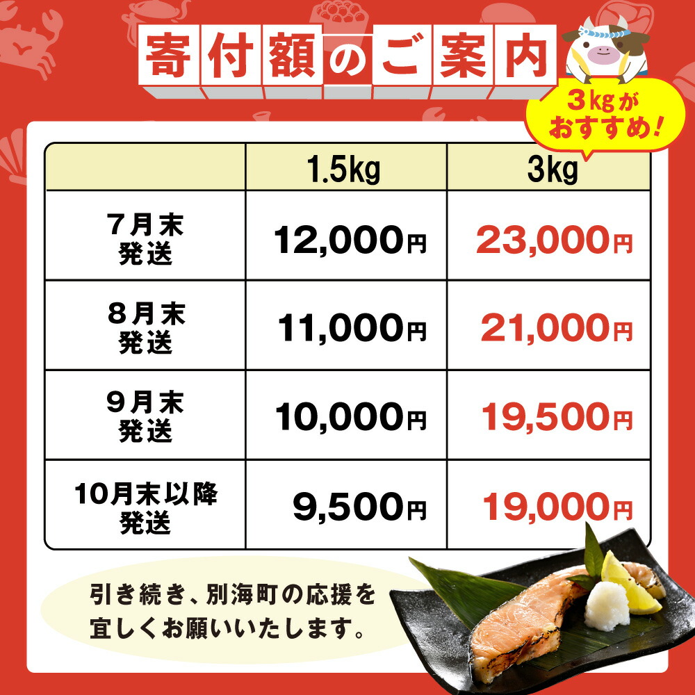 【ふるさと納税】高評価 ★4.71 総合1位 塩銀鮭 切身 訳あり 1.5~3.0kg 【内容量・発送時期が選べる】( ふるさと納税 鮭 切り身 ふるさと納税 鮭 ふるさと納税 訳あり 銀鮭 有塩 ふるさと さけ シャケ サーモン 魚 厚切 北海道 別海町 )(クラウドファンディング対象)