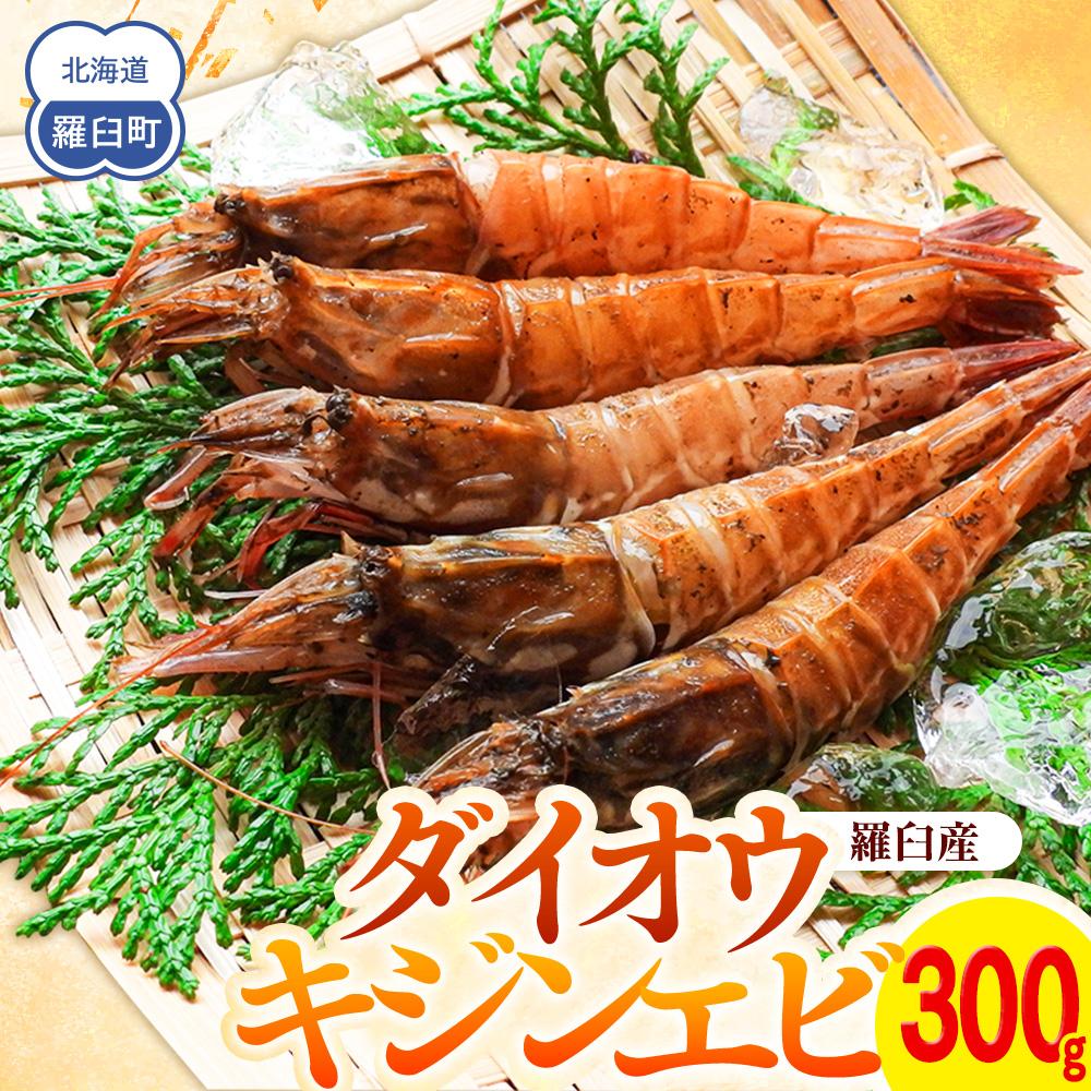 【ふるさと納税】ダイオウキジンエビ(ガサエビ) 300g えび エビ 海老  魚介 魚介類 北海道 羅臼町 海産物 冷凍 刺身 フライ 生産者 支援 応援
