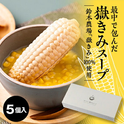 【ふるさと納税】最中で包んだ嶽きみスープ 5個セット【1655426】